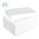 Thermobox Styroporbox 17 Liter Kühlbox Versandbehälter (48 Stück auf Palette)