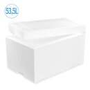 Thermobox Styroporbox 53,5 Liter Kühlbox Versandbehälter (20 Stück auf Palette)